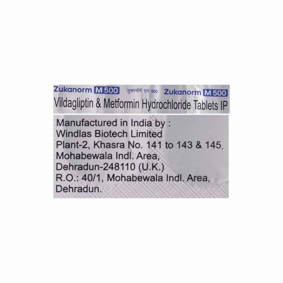 Zukanorm M 500 Tablet
