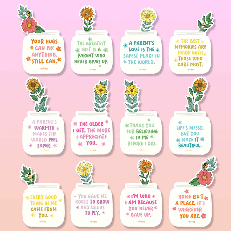 Floral Quote Easel | Motivational Desk Decor with Stand | Oye Happy