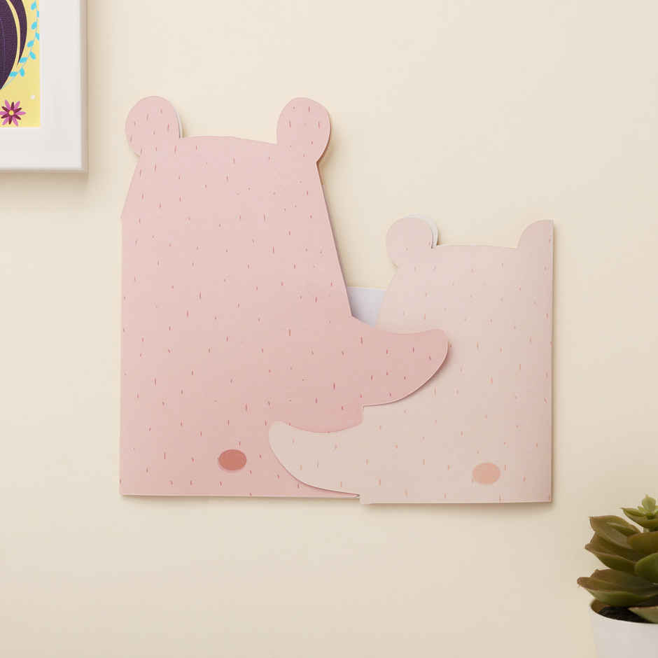 Teddy Bear Hugs Greeting Card | Cute Card | Oye Happy