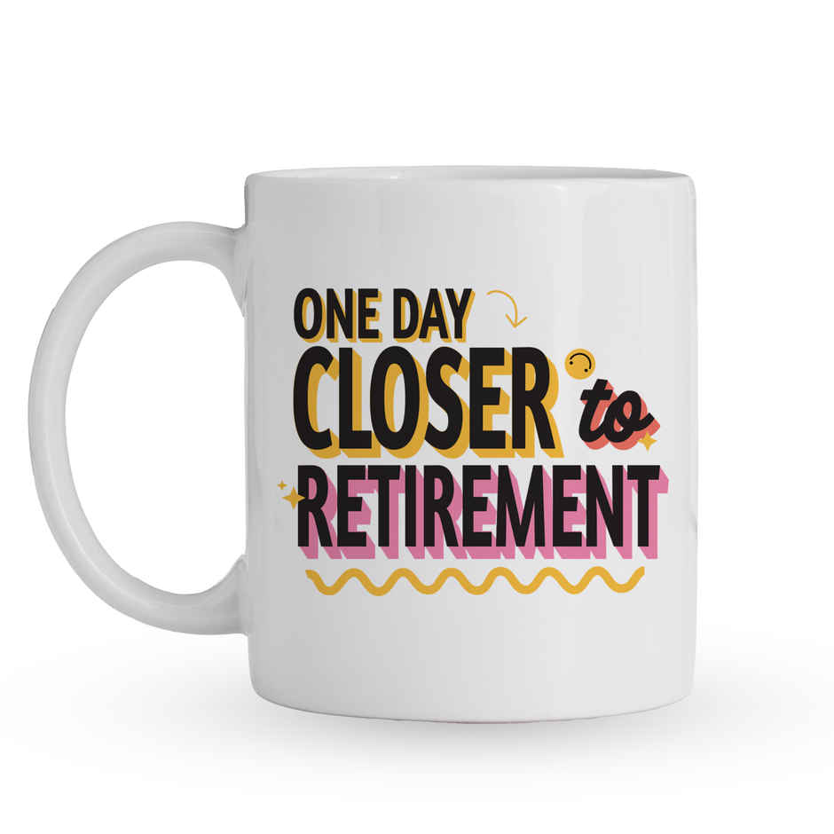 Funny Retirement Countdown Mug | Oye Happy