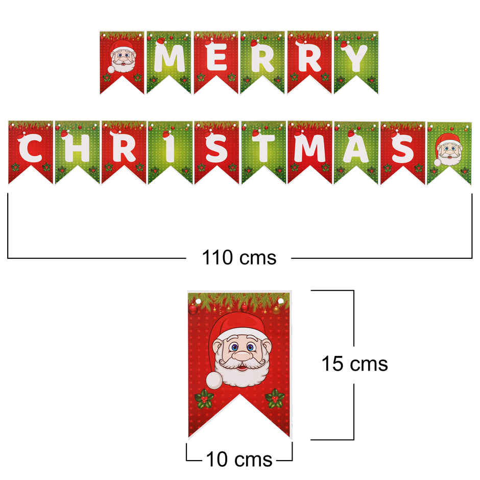 Merry Christmas Santa Banner | Christmas Decoration | Party Needs | Propcon
