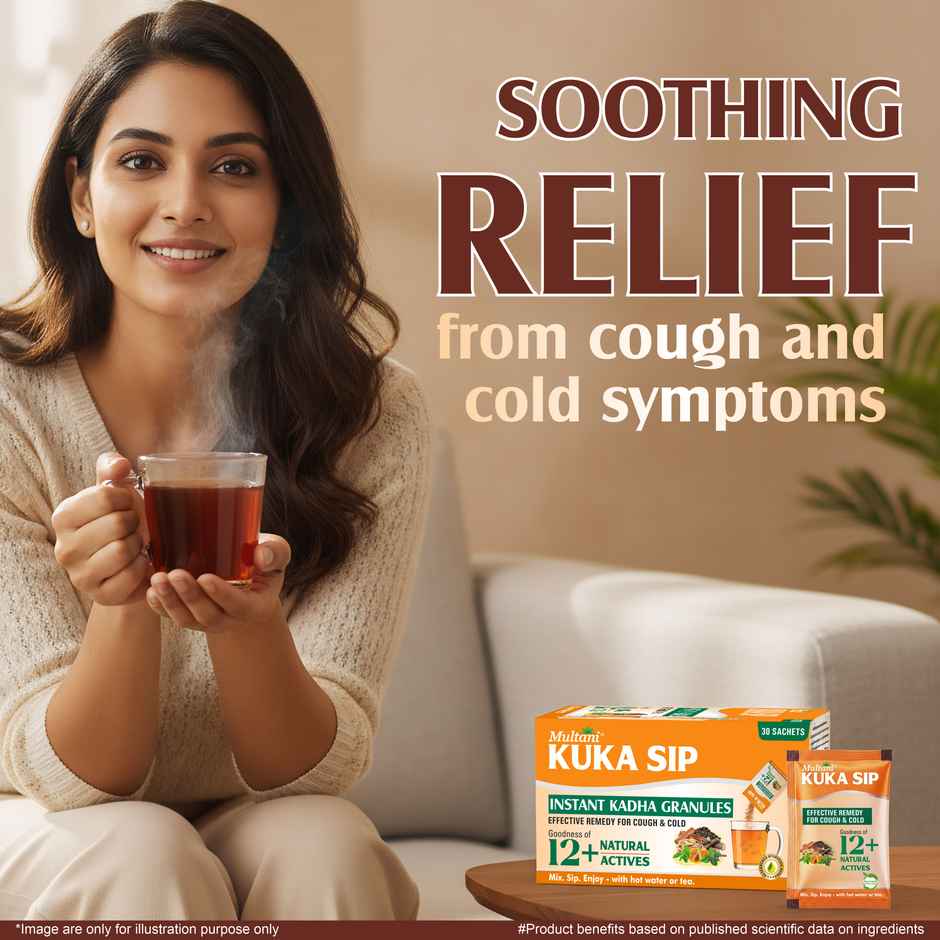 MULTANI Kuka Sip | Instant Kadha Granules | Effective Remedy for Cough & Cold