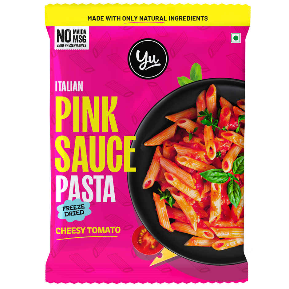 Yu Pink Sauce Instant Wheat Pasta | Penne - Combo Pack