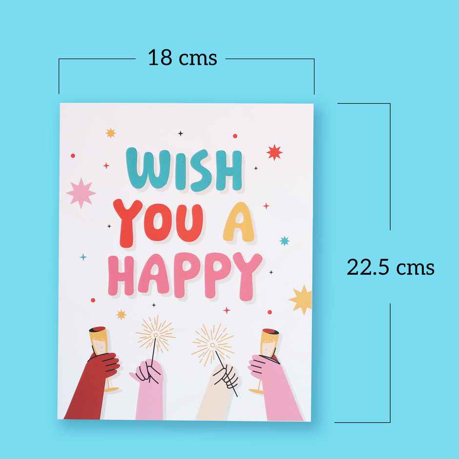 2026 Bunter Celebration Card - Surprise New Year Greetings | Happy Mail
