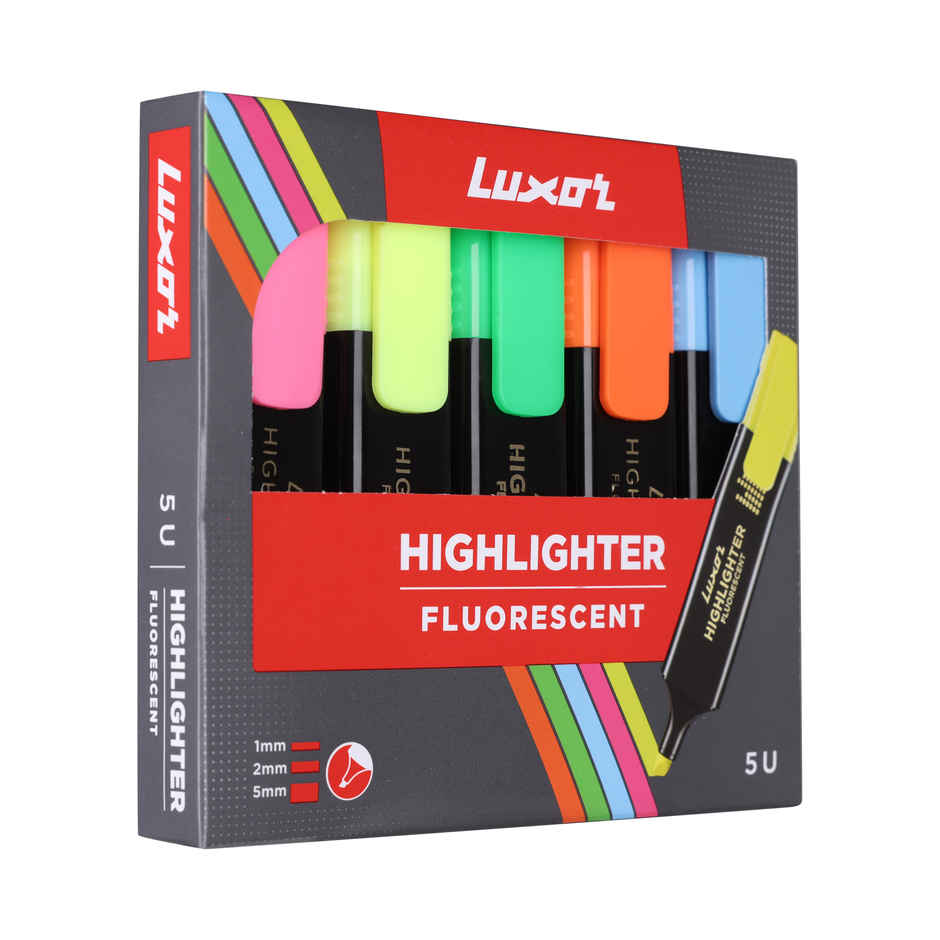 Luxor Pastel Colour Highlighter Set | Assorted