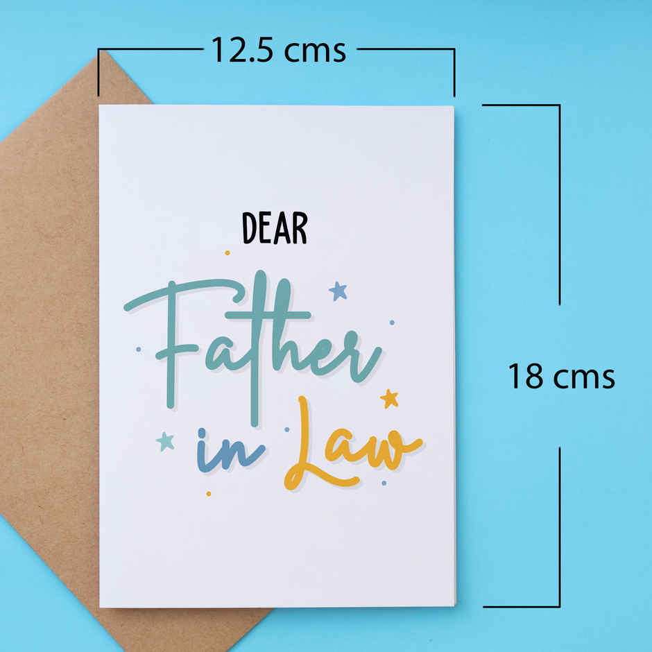 Father-in-Law Greeting Card | Oye Happy