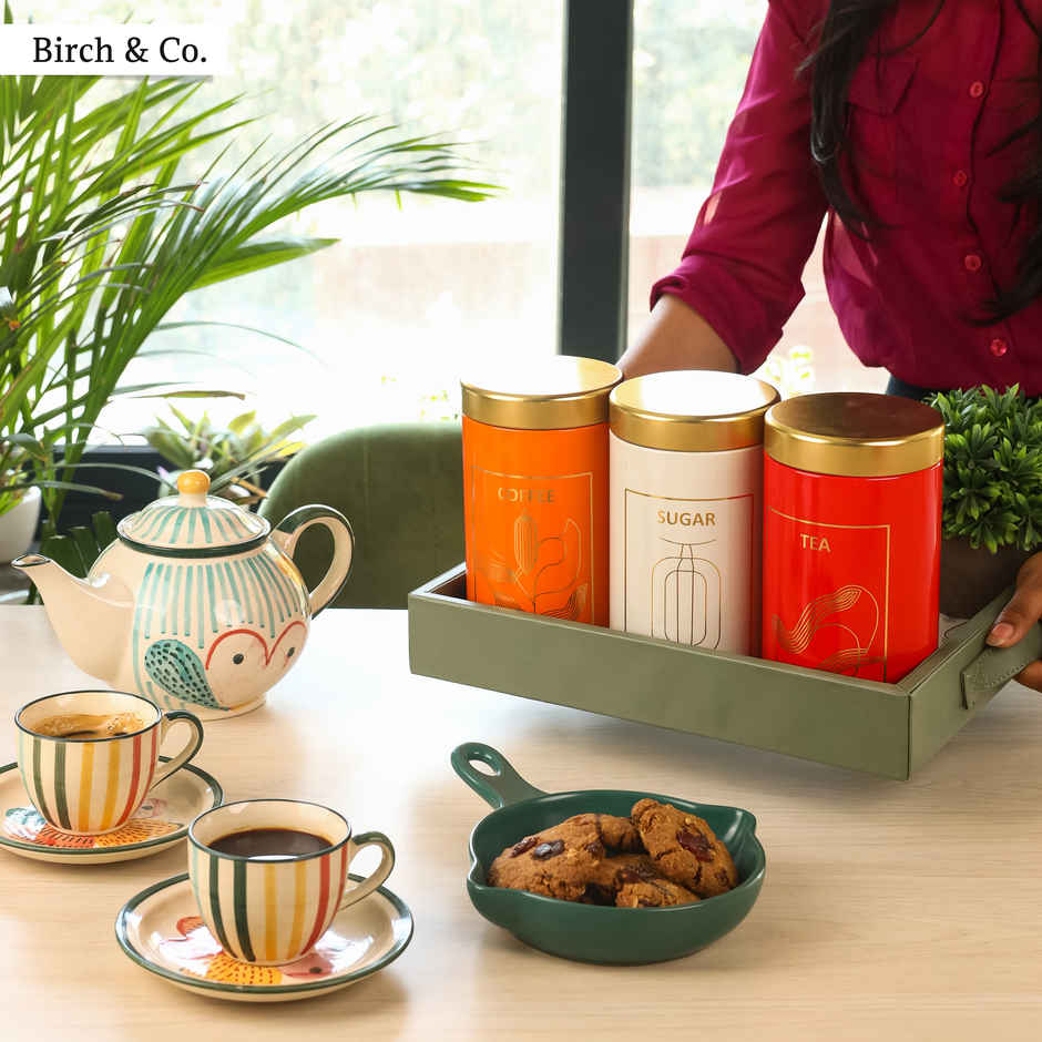 Birch & Co. Airtight Container - Tea Coffee Sugar