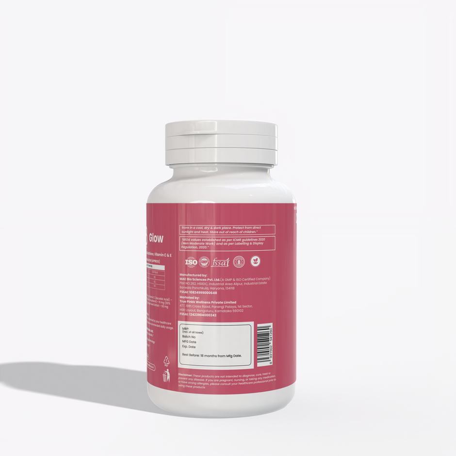 OYB Glow - Skin Brightening With Glutathione, Vitamin C & E