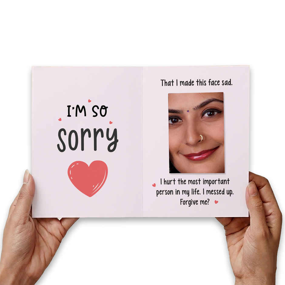 Sorry Reflective Mirror Card | Oye Happy
