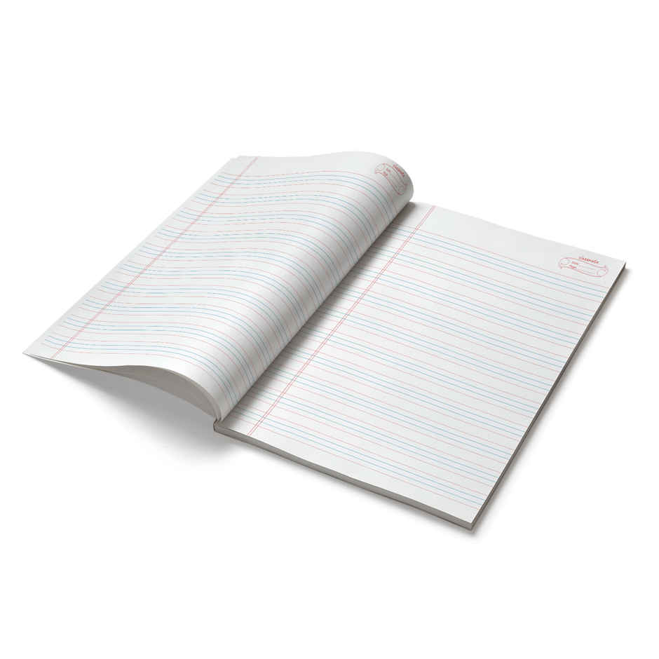Classmate Notebook Four Lines With Gap (172 Pages, Assorted, 24 x 18 cm)