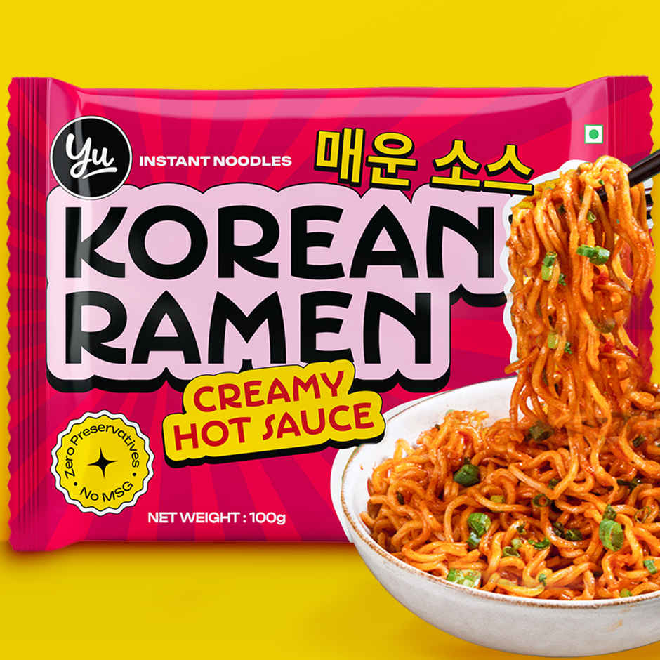 Yu Creamy Hot Sauce - Korean Ramen Noodles Combo 