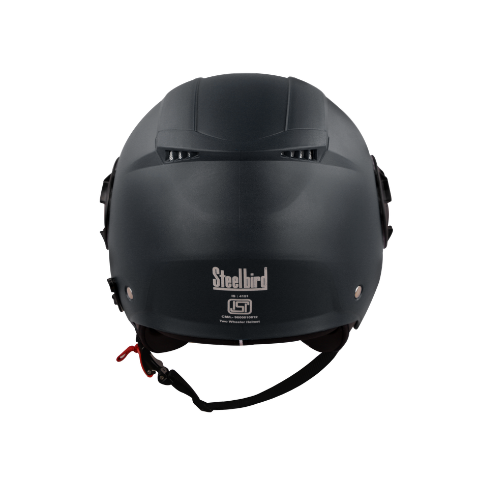Steelbird Sbh-31 Drx Dashing Black With Inner Sun Shield 600 Mm