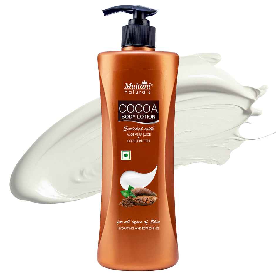 Multani Naturals Cocoa Body Lotion | Non Sticky Lightweight Formula | Moisture & Protect