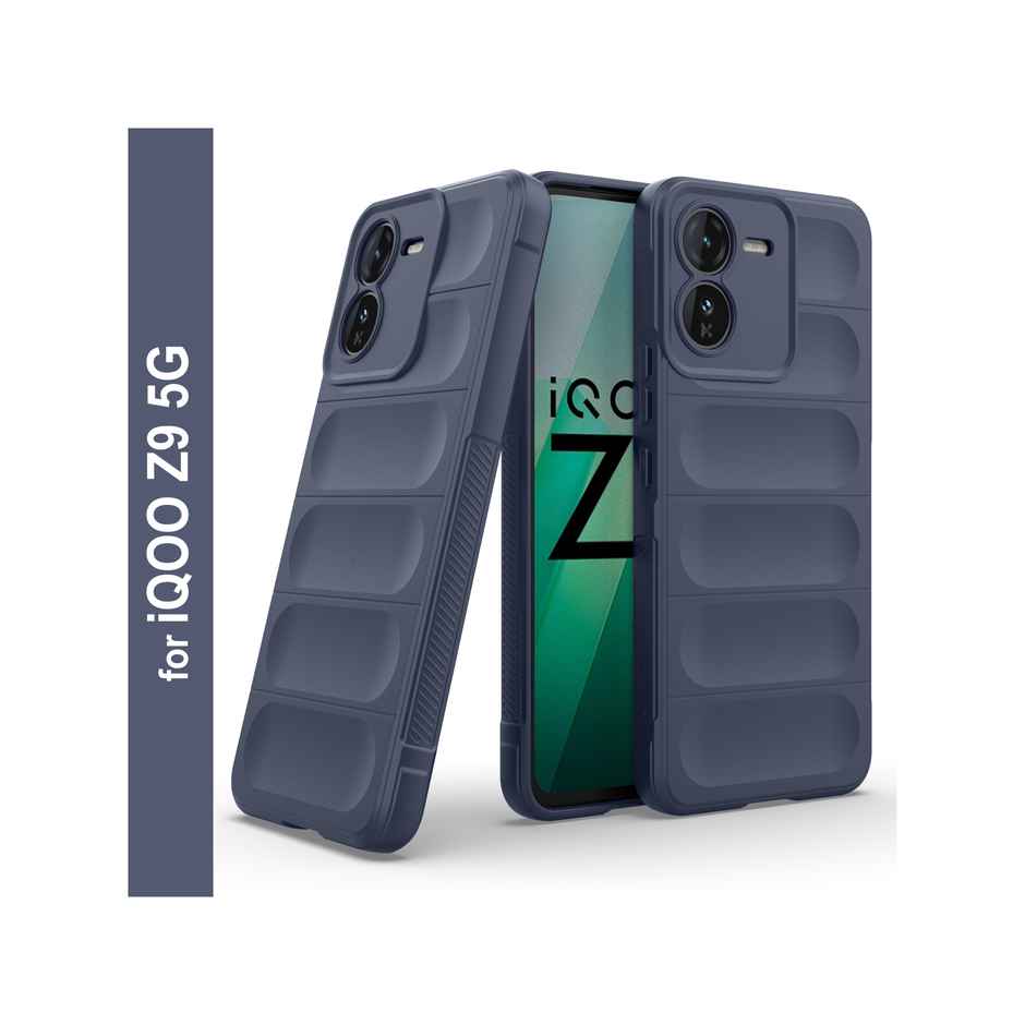 Zapcase Back Cover for iQOO Z9 5G | Magic-Sapphire