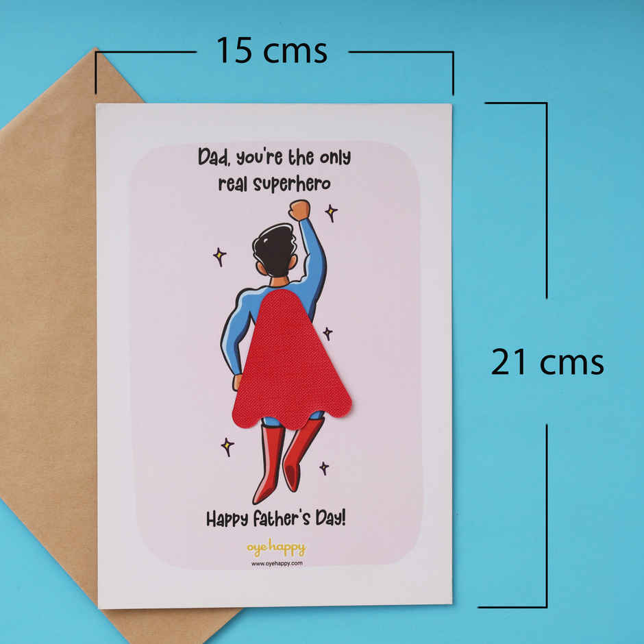 Superdad Greeting Card | Oye Happy