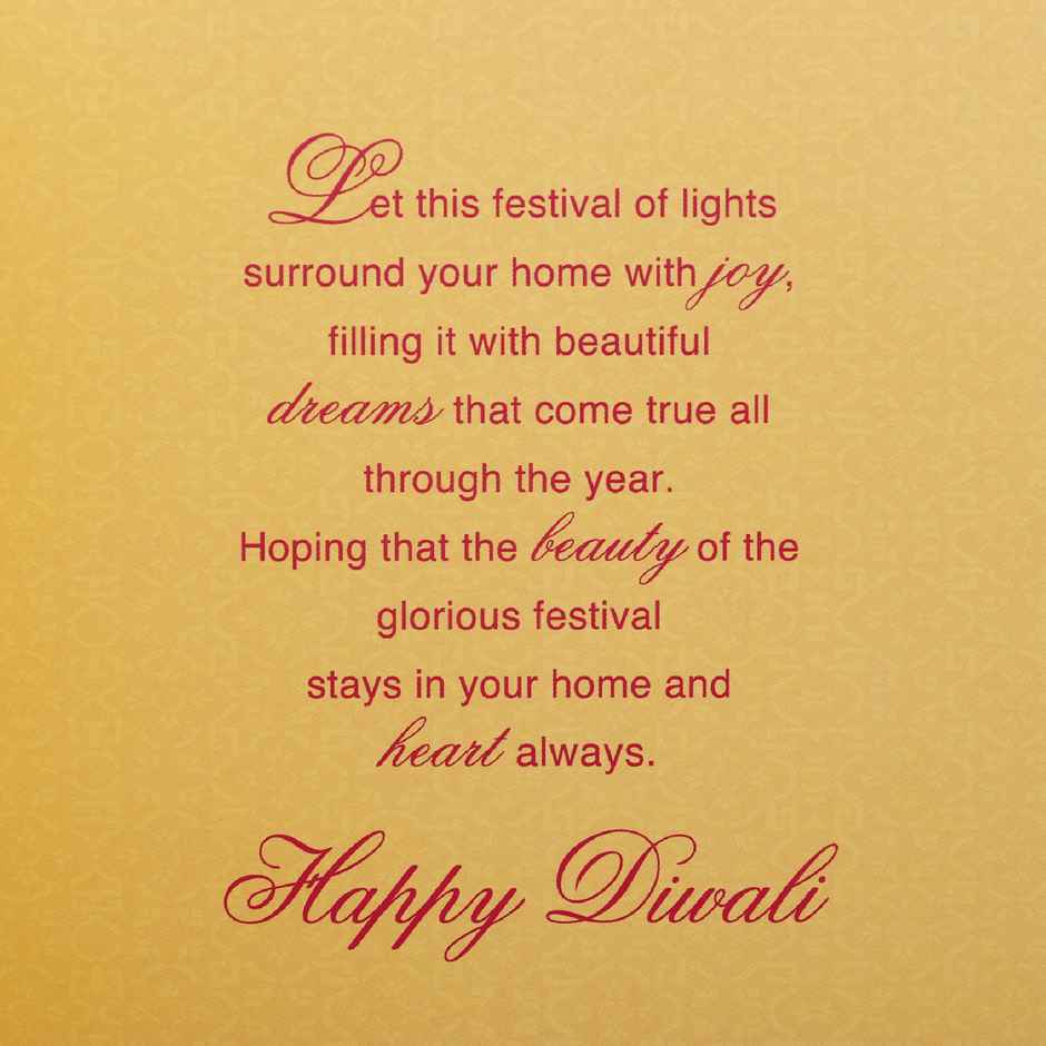 Archies Diwali Wishes Greeting Card