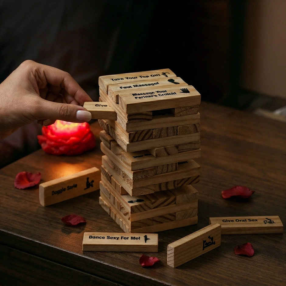 Truth or Dare Couple Jenga Set | Happy Mail