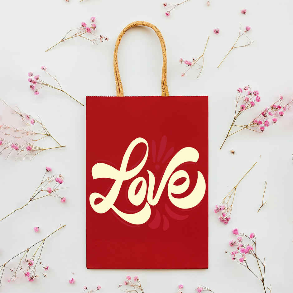 Gift with Love Gift Bag | Small | 23 x 18 x 8 cm | Happy Mail