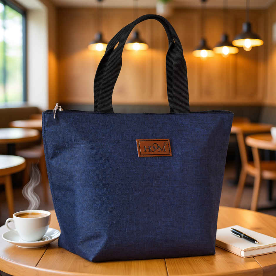 HOOM Lunch Bag with Met-PET Aluminium Insulation | Keeps Food Fresh & Warm Longer