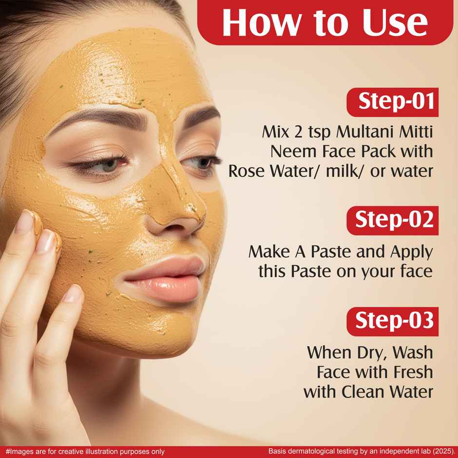 Multani Mitti Supreme | 100% Pure Face Powder | Skin Brightening & Instant Glow