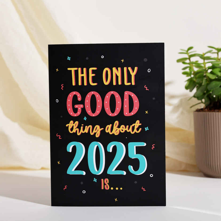 New Year Mirror Card | New Year Celebration | Party Needs | Propcon