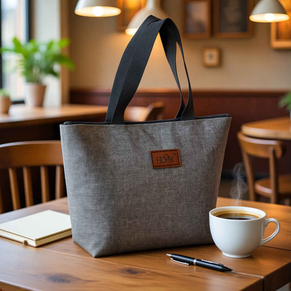 HOOM Lunch Bag with Met-PET Aluminium Insulation | Keeps Food Fresh & Warm Longer