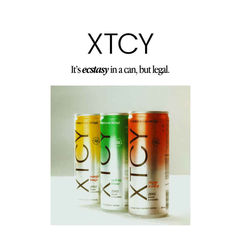 XTCY Orange 75mg Caffeine Zero Sugar Energy Drink