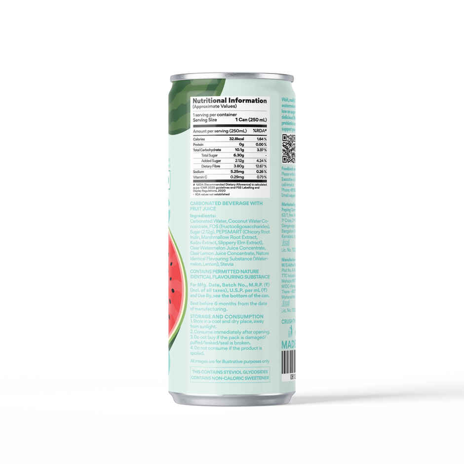 Peping Prebiotic Fizzy Drink | Watermelon Zing