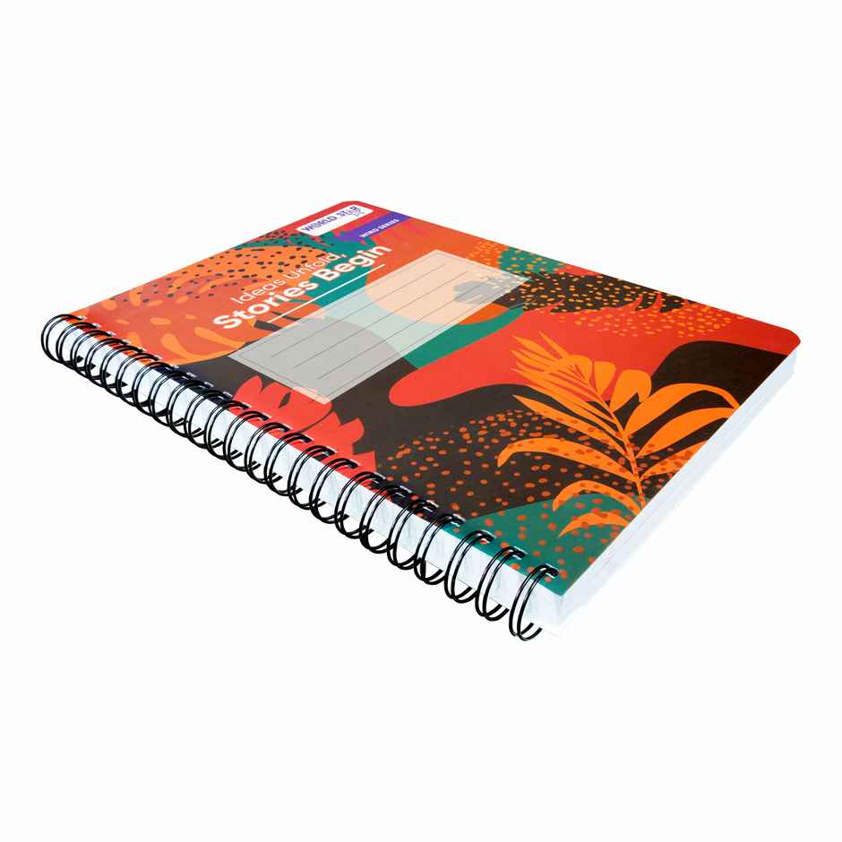 ABK Single Subject Spiral Ruled Notebook Soft Cover | 288 Pages, A4 -29.7 x 21 cm