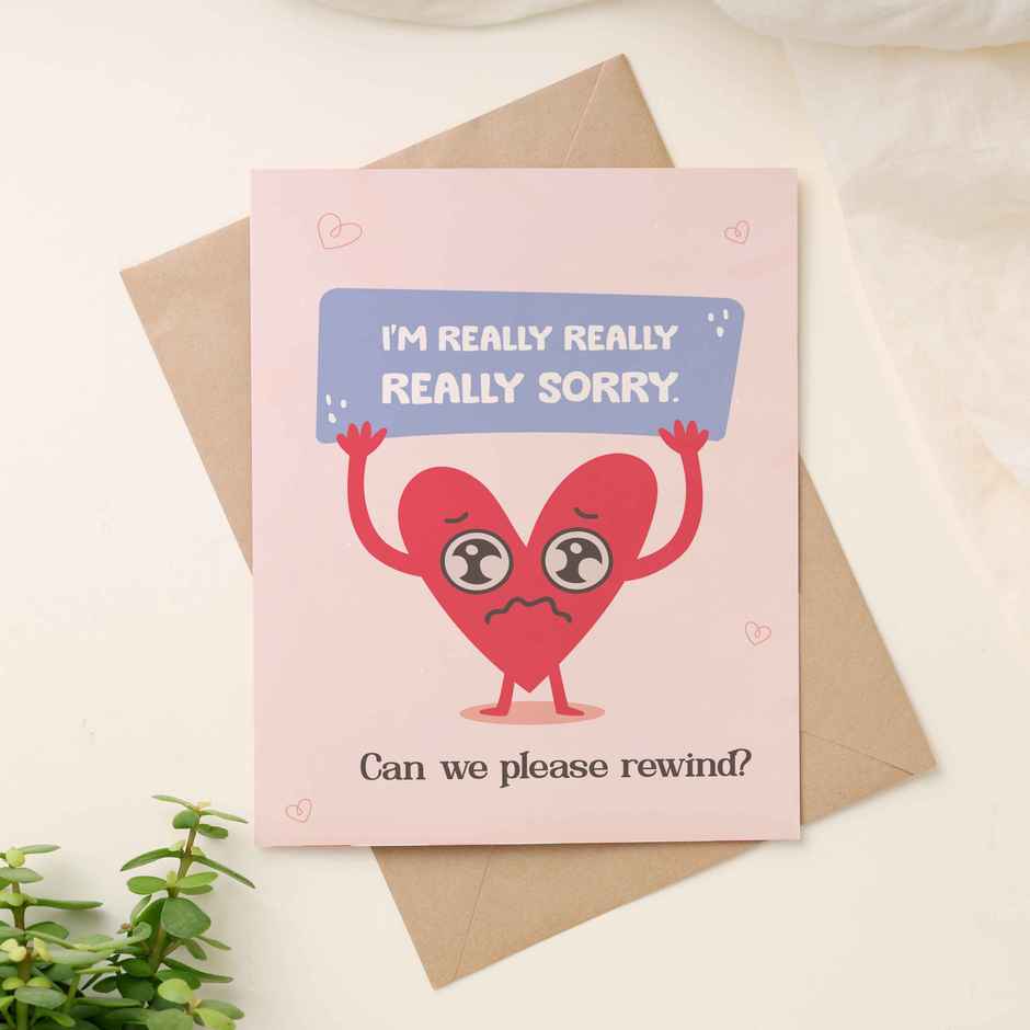 Sorry Please Forgive Me Greeting Card | Propcon