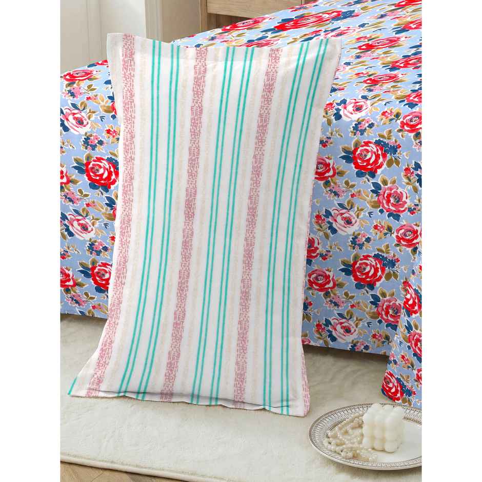 Dream Living 135 GSM King Bedsheet Set |275 x 275 cm| With 2 Pillow Covers