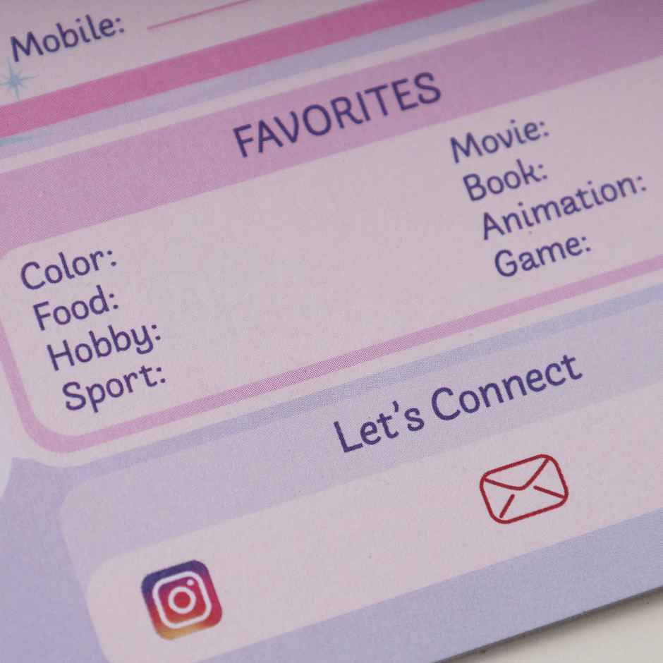 Slam Book - Genz Pastel Cloud Design | Oye Happy