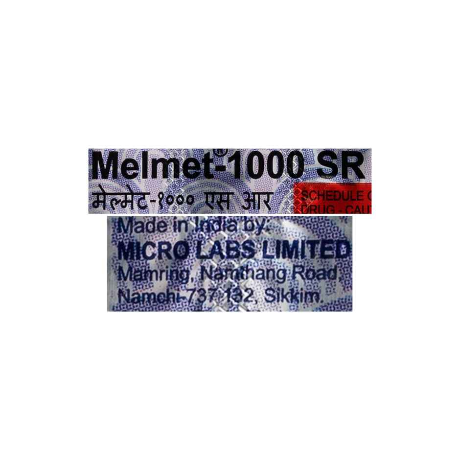 Melmet-1000 SR Tablet PR