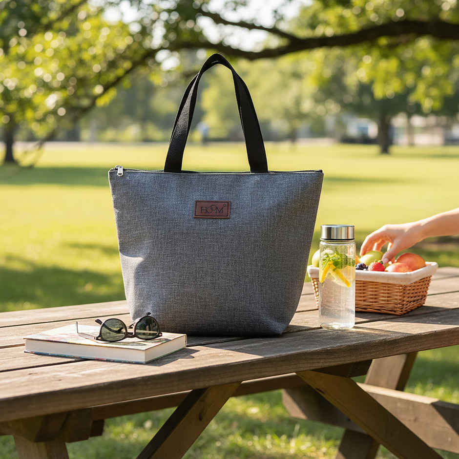 HOOM Lunch Bag with Met-PET Aluminium Insulation | Keeps Food Fresh & Warm Longer