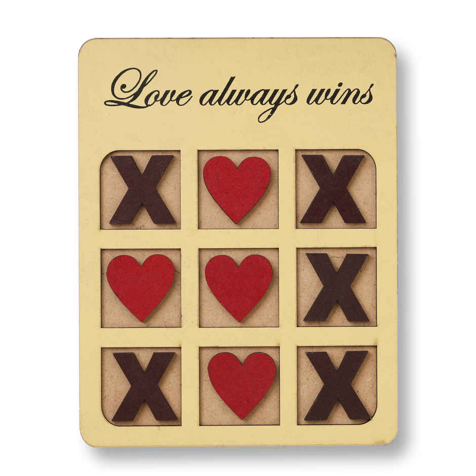Tic-Tac-Toe Wooden | Happy Mail