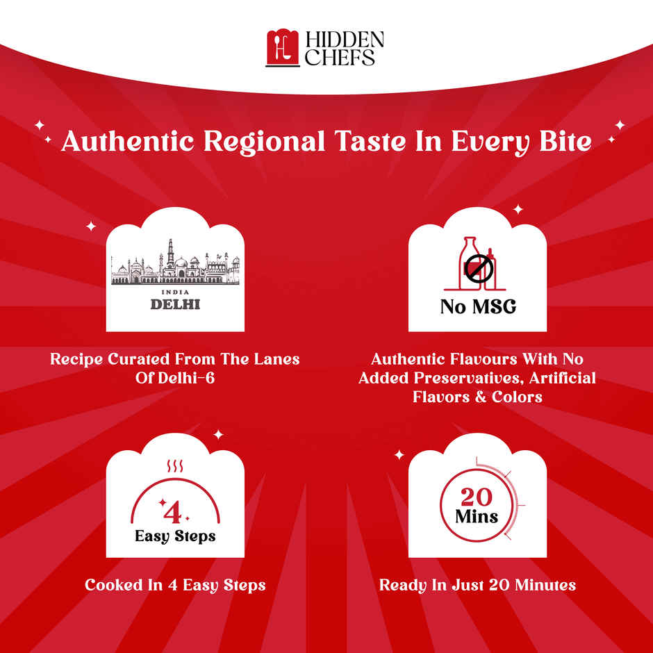 Hidden Chefs Shahi Korma Masala Kit | Recipe Kit