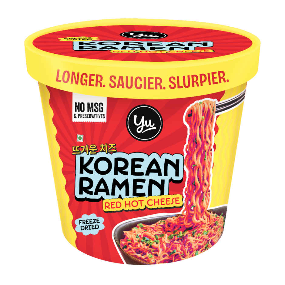 Yu Korean Red Hot Cheese Instant Cup Noodles