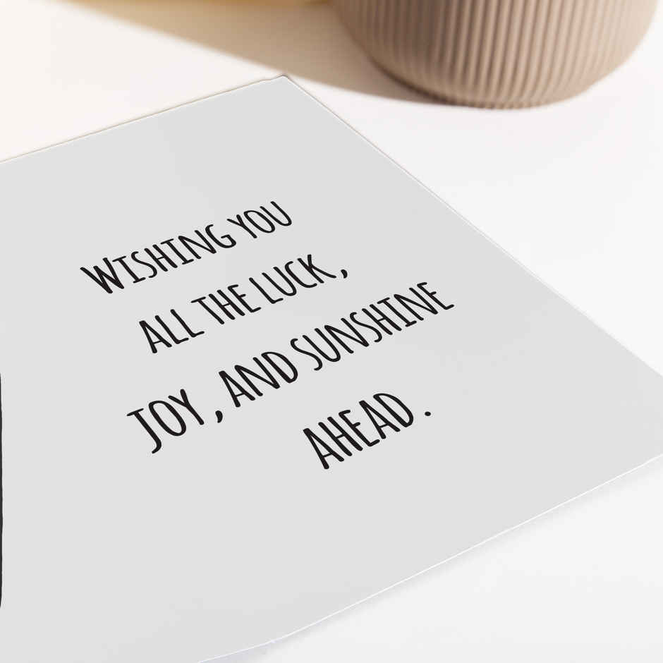 Floral Best Wishes Card | Birthday Celebration | Party Needs | Assorted Design | Propcon