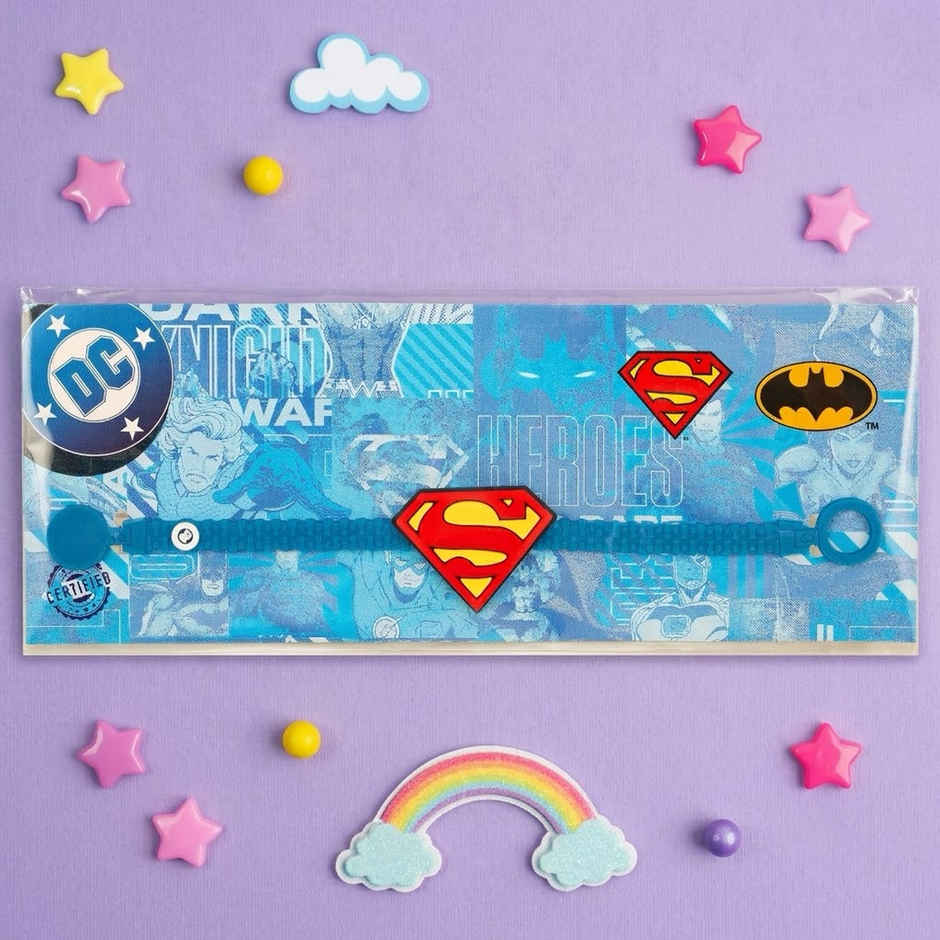 Hamleys | Kids Rakhi | Superman Logo | DC Comics | Pack of 1