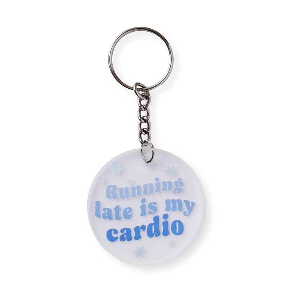 Running Late Keychain | Oye Happy