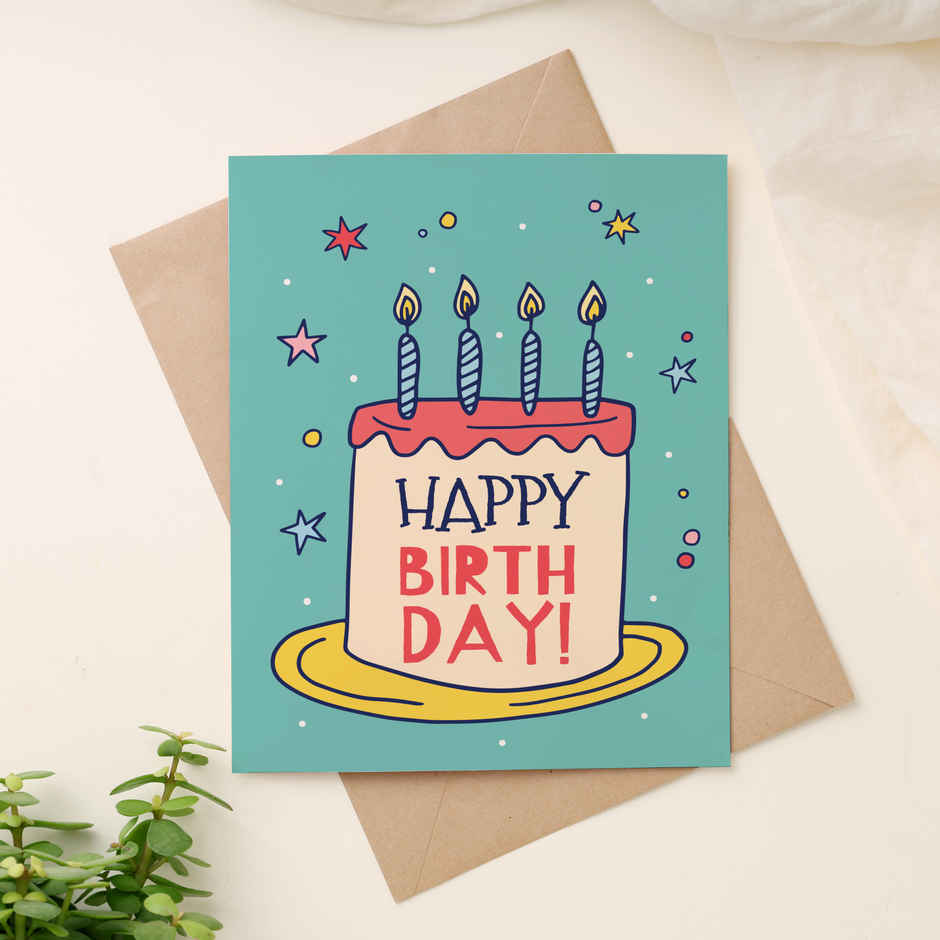 Make a Wish Happy Birthday Card | Birthday Celebration | Festive Needs | Propcon