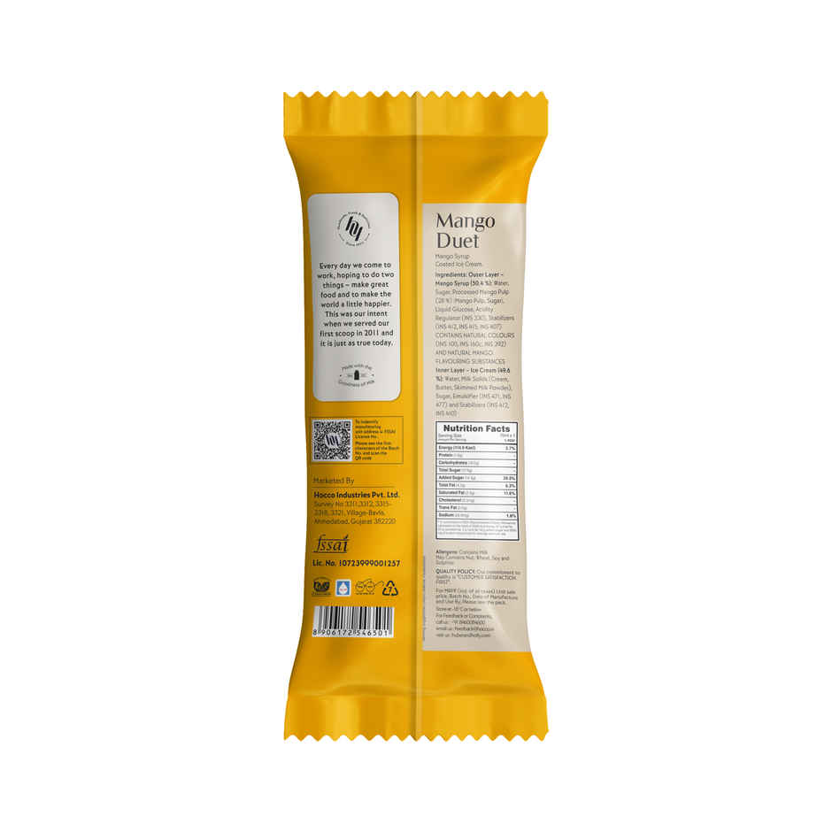 Huber & Holly Mango Duet Ice Cream Stick