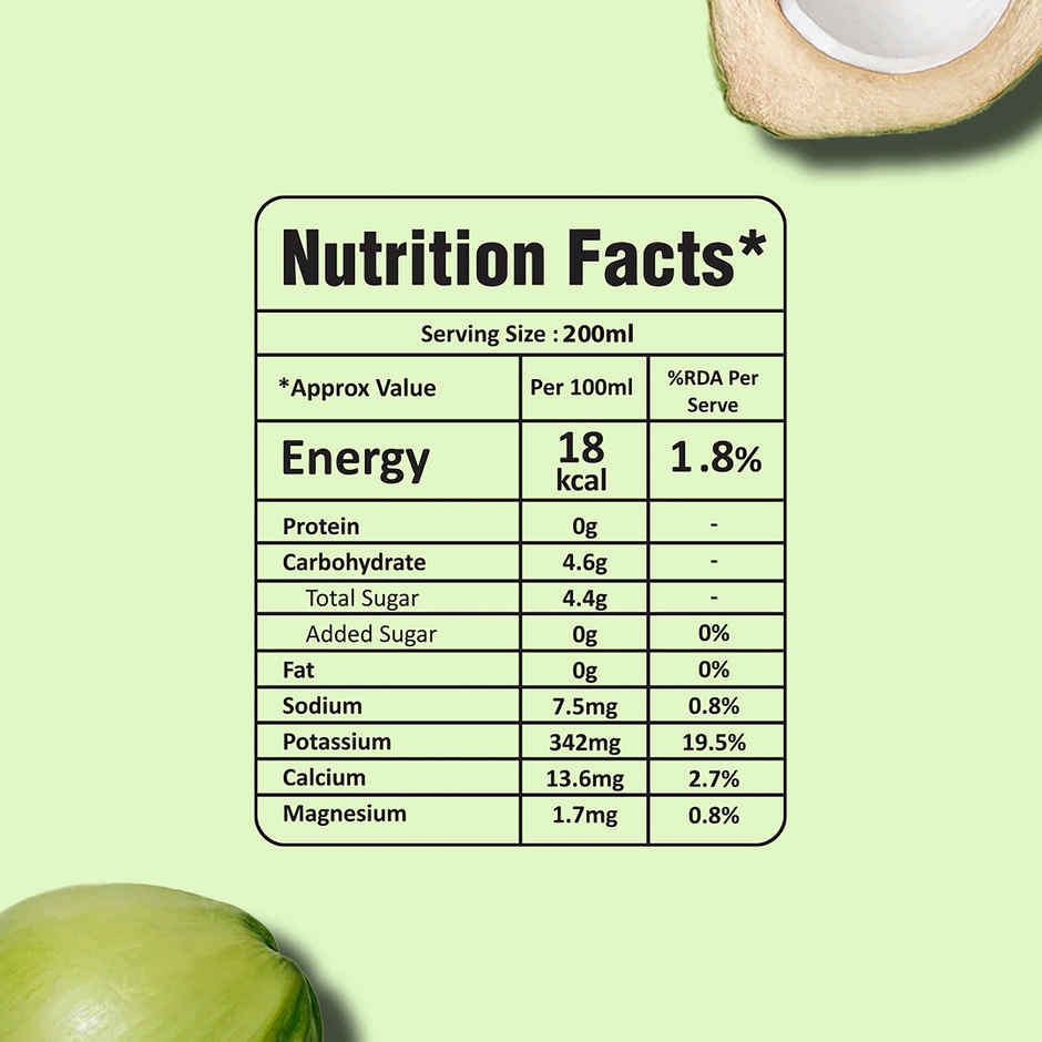Yu Truly Natural Coconut Water | 200 Ml