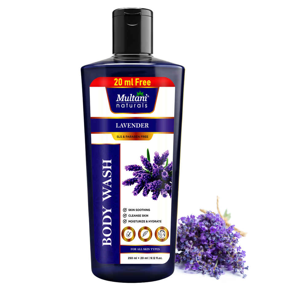 Multani Naturals Lavender Body Wash | Helps Cleanse and Hydrates Skin