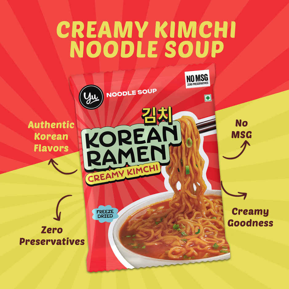 Yu Korean Ramen Creamy Kimchi Noodle Soup