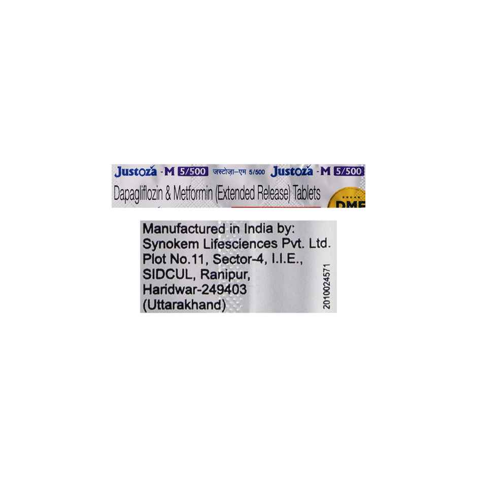 Justoza-M 5/500 Tablet ER