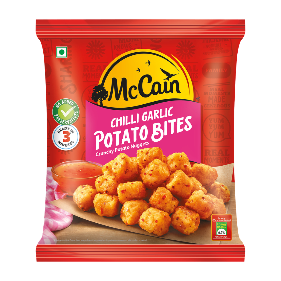 McCain Chilli Garlic Potato Bites | Party Snack