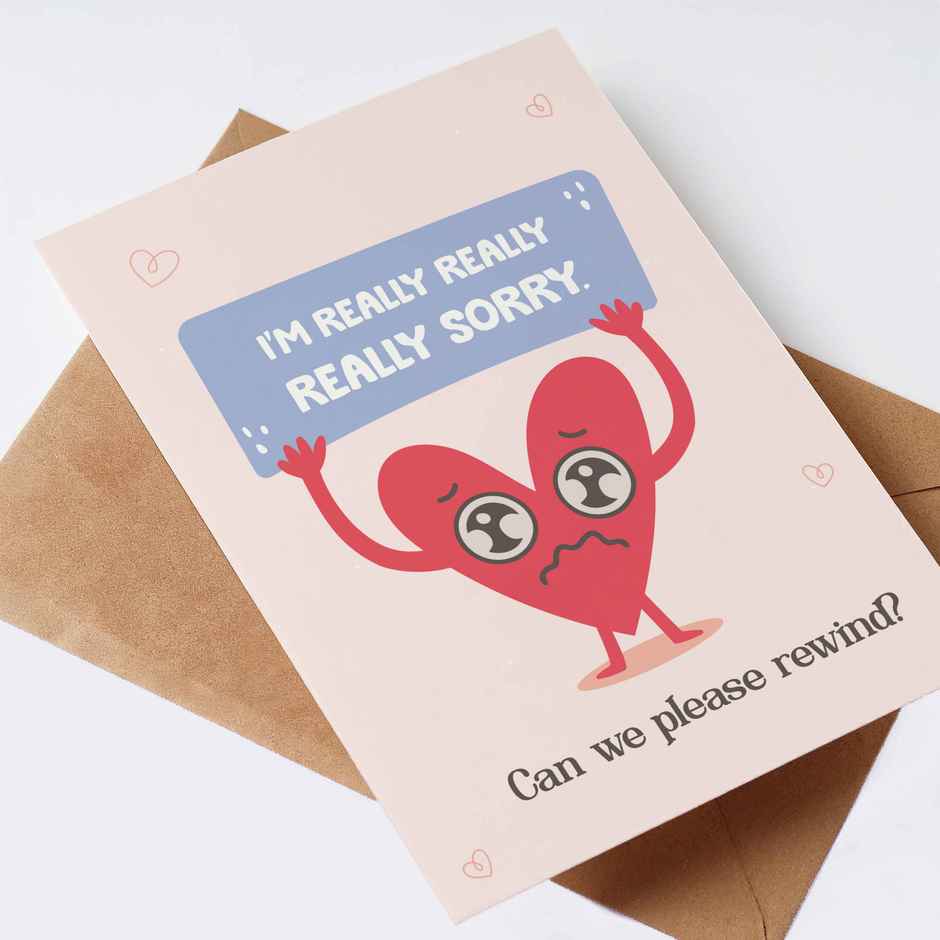 Sorry Please Forgive Me Greeting Card | Propcon