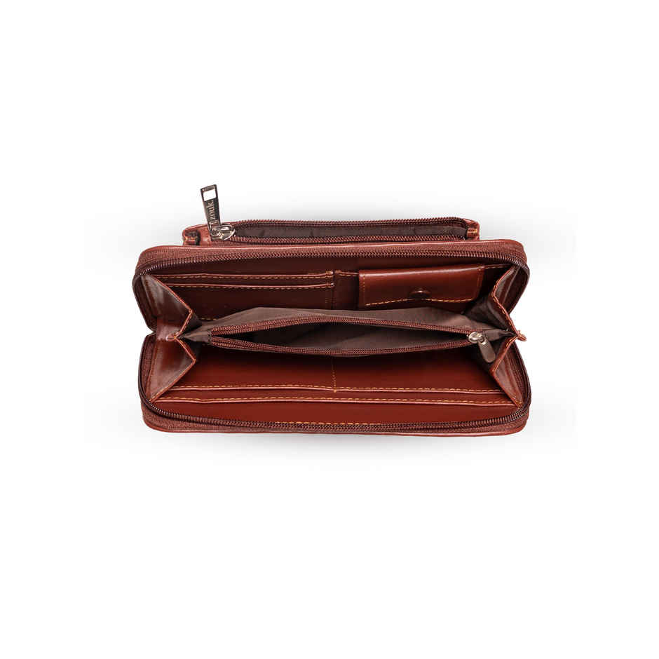 Zouk Tidal Wave Classic Zipper Wallet (CFC) - Orange