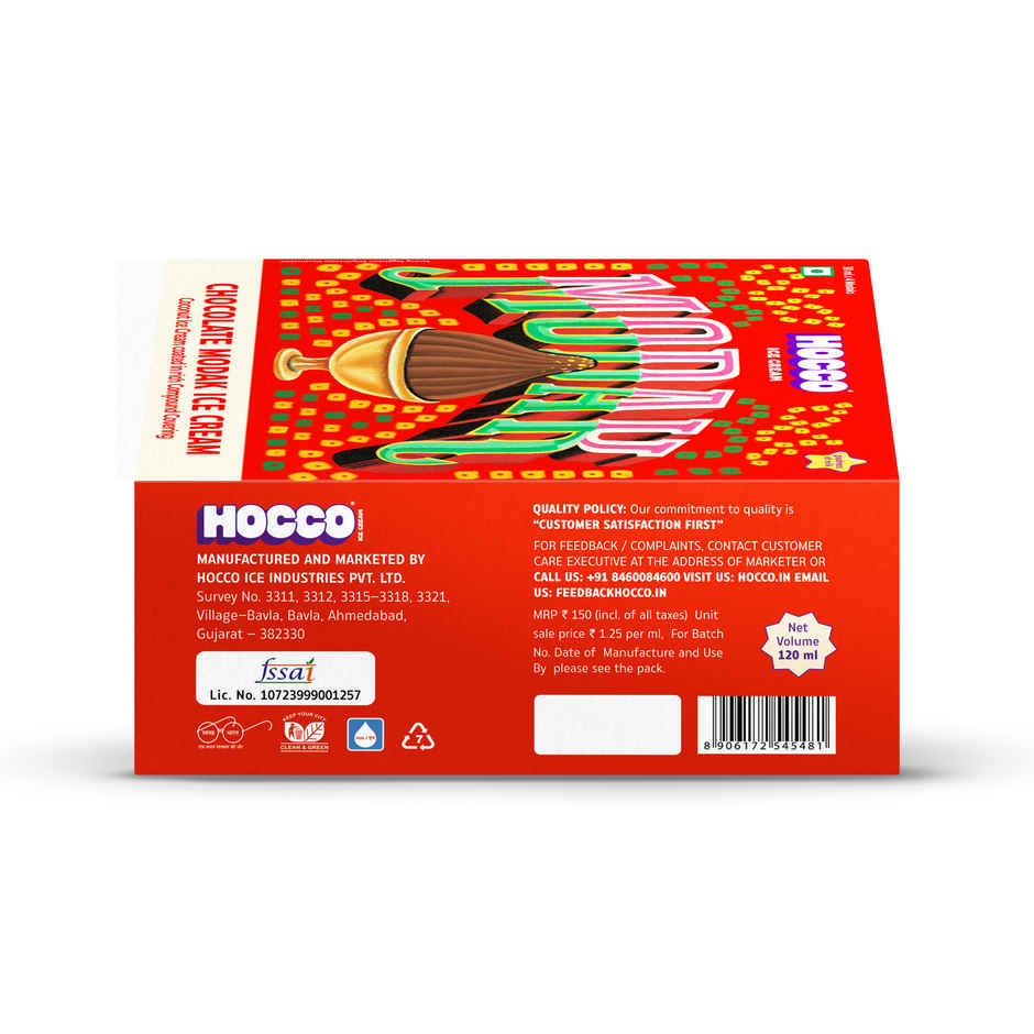 Hocco Ice Creams Chocolate Modak